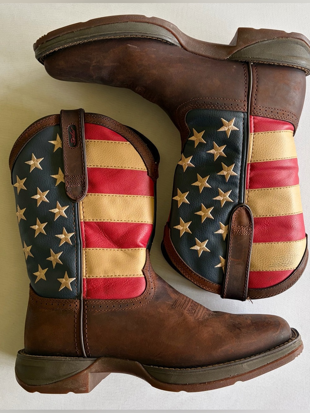 Durango Rebel Patriotic Pull-On Western Boots DB5554 – Men’s Size 10D